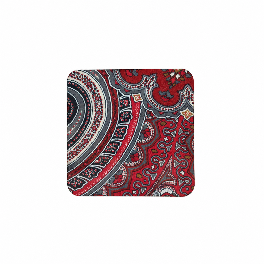 Pochette rot/grau